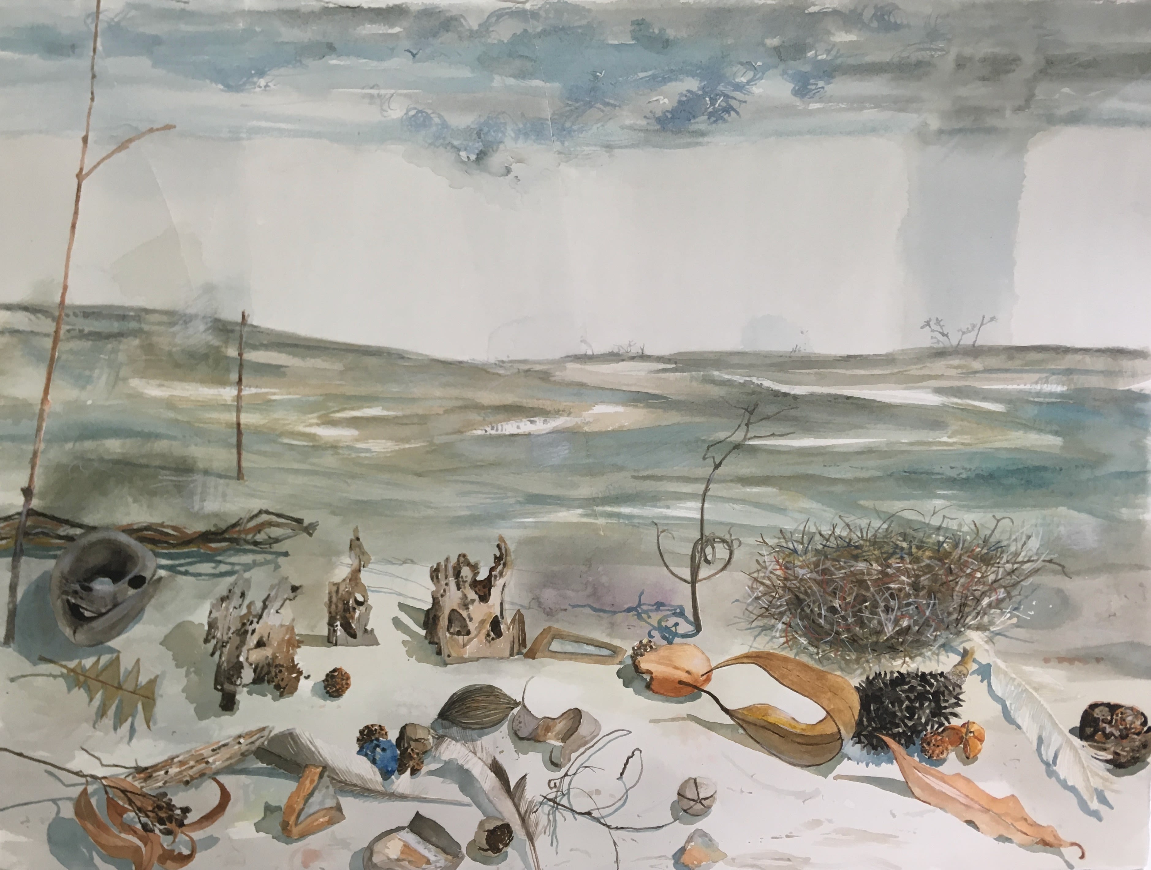 Watercolour on Arches Aquarelle paper